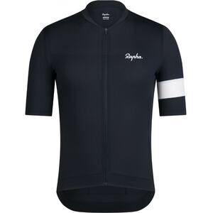 Rapha Men's Black White Core Lightweight Jersey Size L